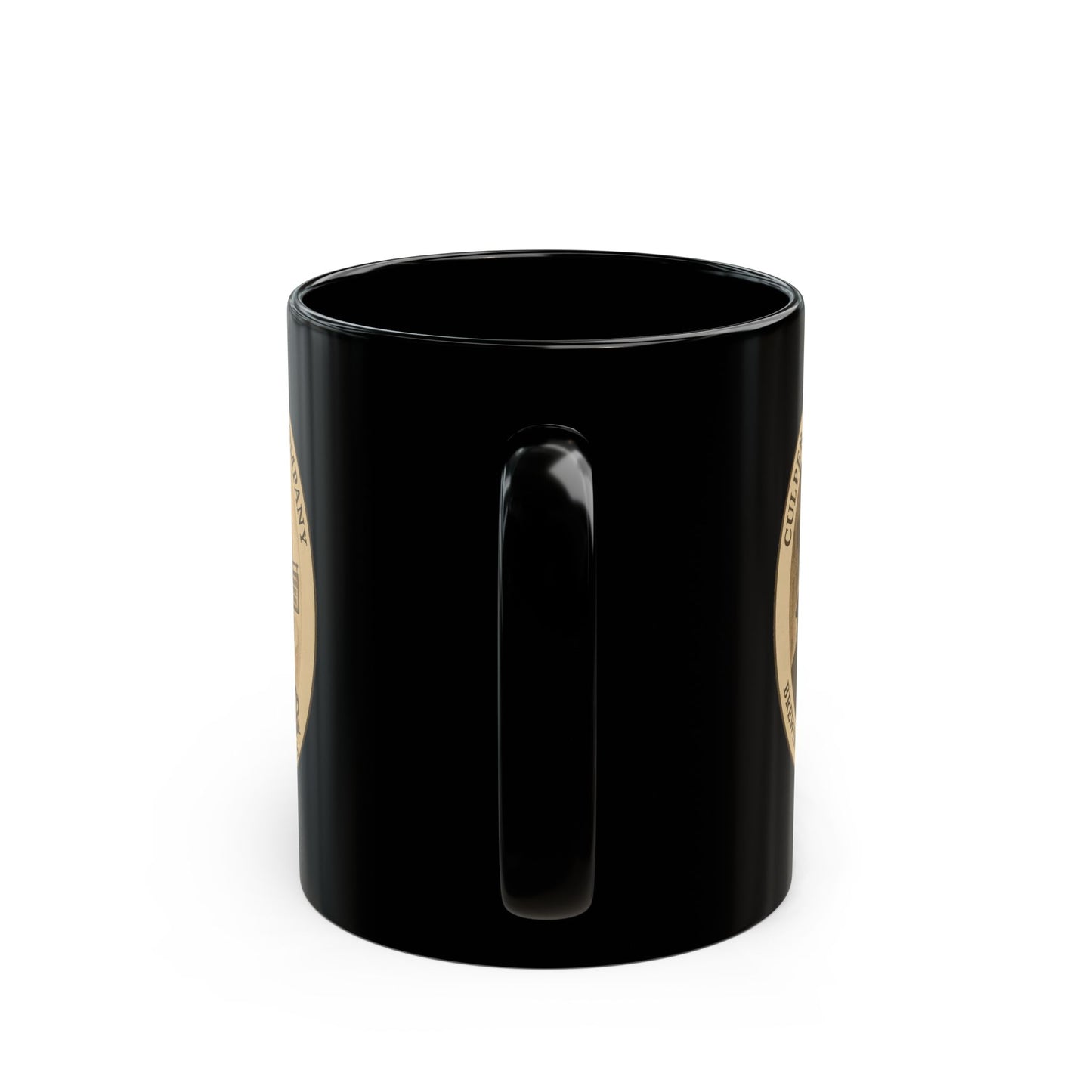 Brewing In Shadows Black Mug (11oz)
