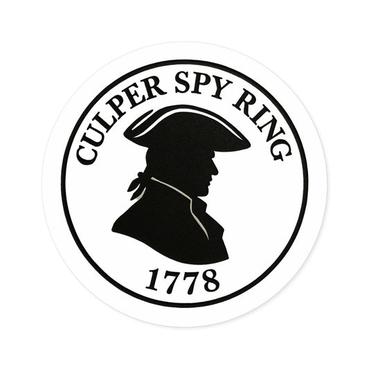 Culper Spy Ring Round Stickers, Indoor\Outdoor
