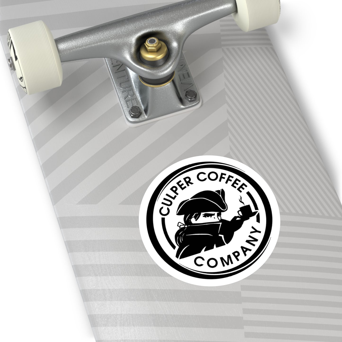 OG Culper Coffee Round Stickers, Indoor\Outdoor
