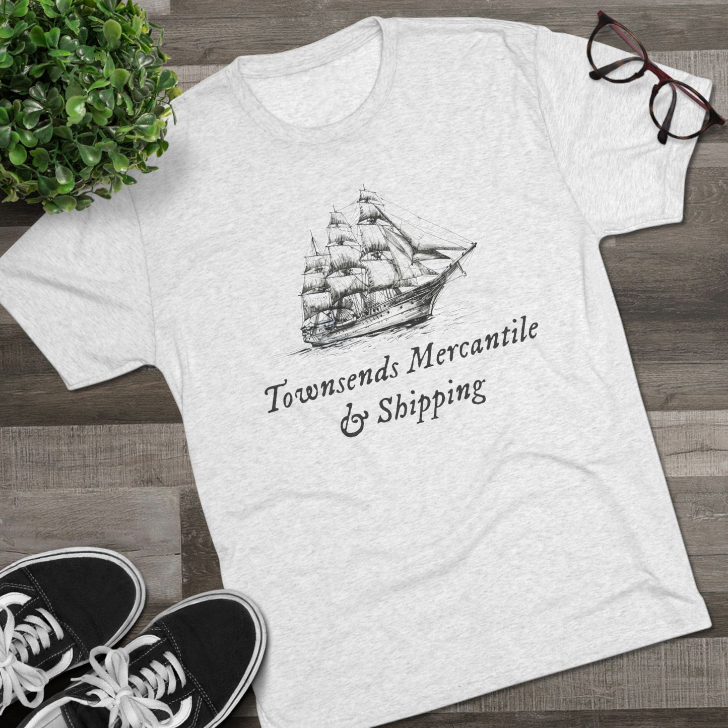Towsend's Mercantile & Shipping Unisex Tri-Blend Crew Tee