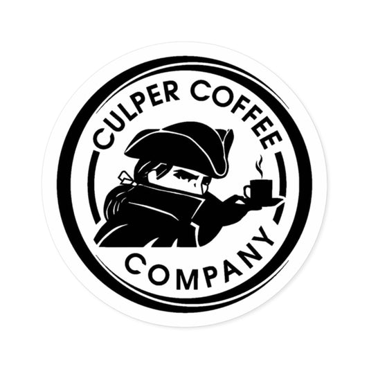 OG Culper Coffee Round Stickers, Indoor\Outdoor
