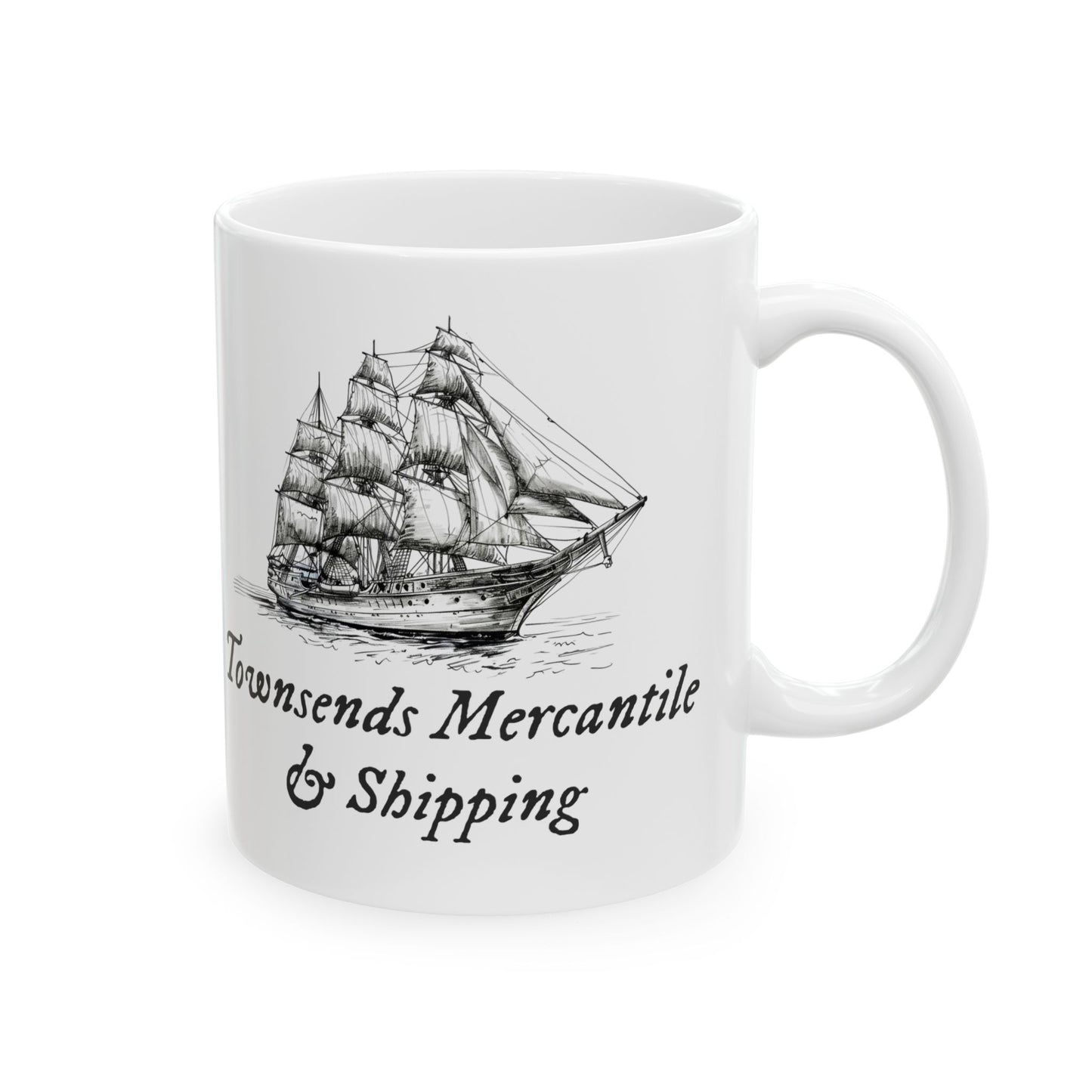 Townsends Mercantile & Shipping Ceramic Mug, (11oz)