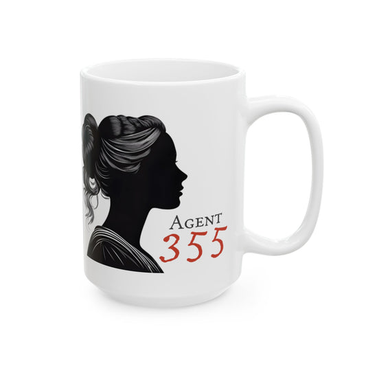Agent 355 Ceramic Mug, (15oz)