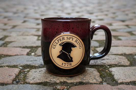 Culper Spy Ring Hand-Thrown Stoneware Mug (16 oz)
