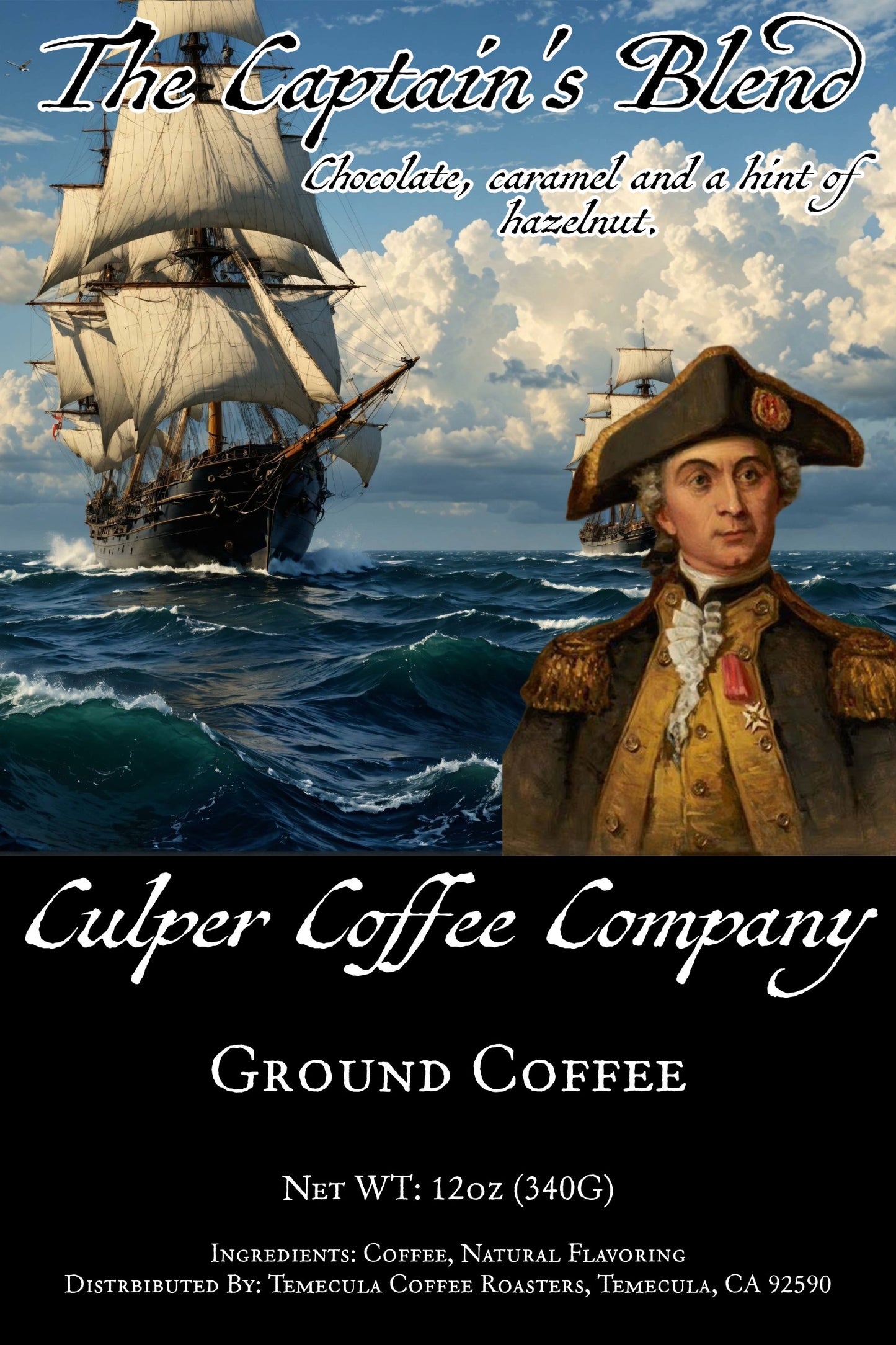 Captain’s Blend (Chocolate, Hazelnut, Caramel)