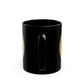 Brewing In Shadows Black Mug (11oz)