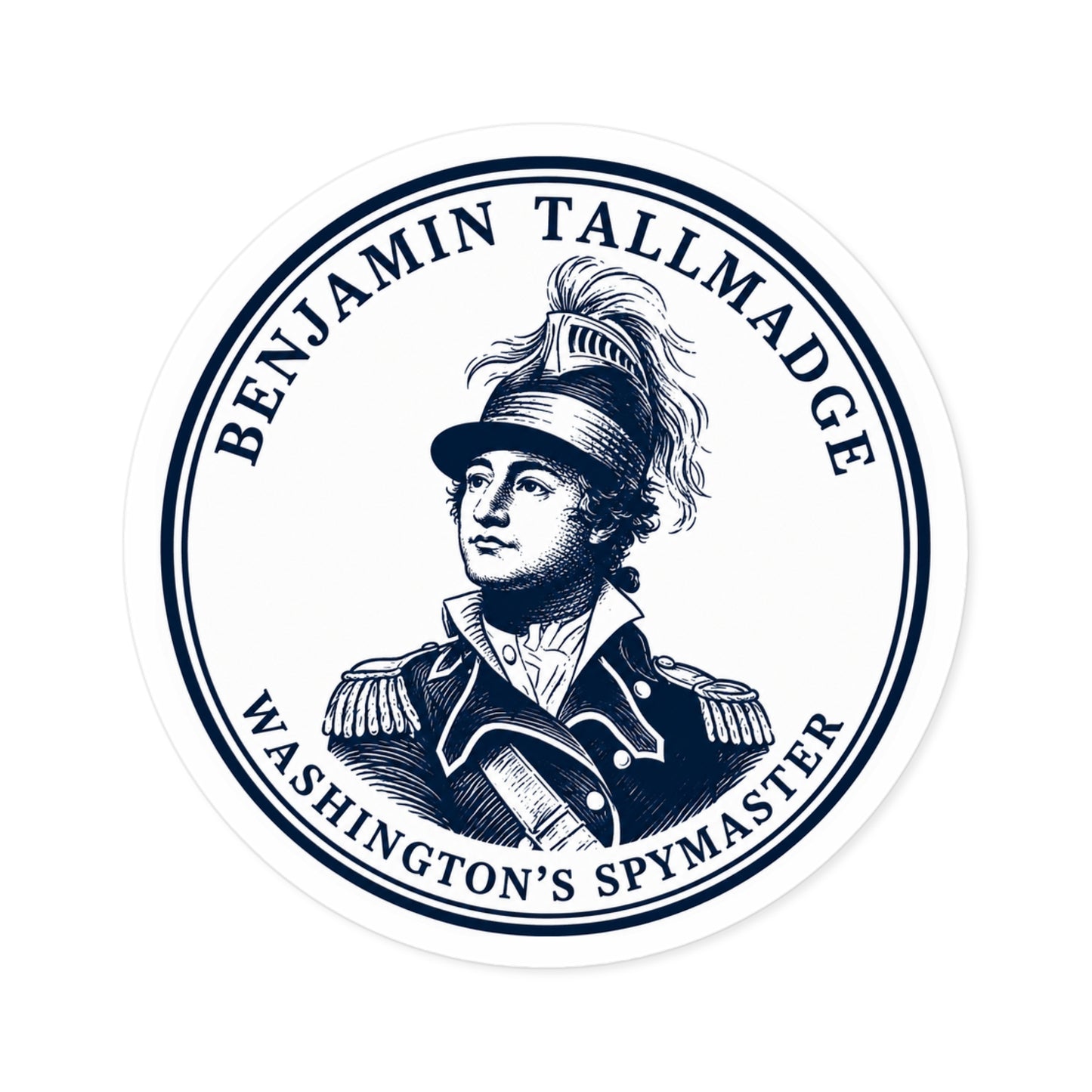 Tallmadge Round Stickers, Indoor\Outdoor