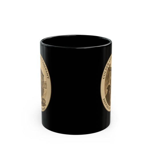 Brewing In Shadows Black Mug (11oz)