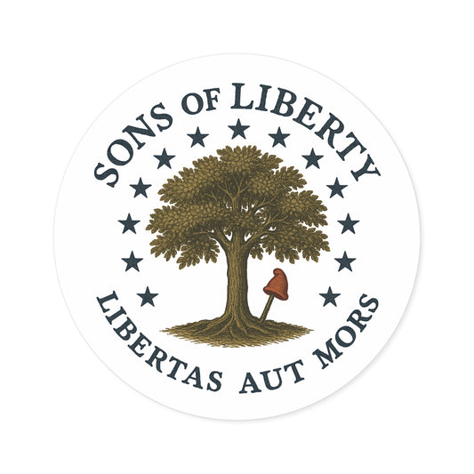 Sons of Liberty 4X4 Round Stickers, Indoor\Outdoor