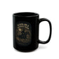 Rider On A Midnight Brew Black Mug (15oz)
