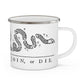 Join or Die Enamel Camping Mug