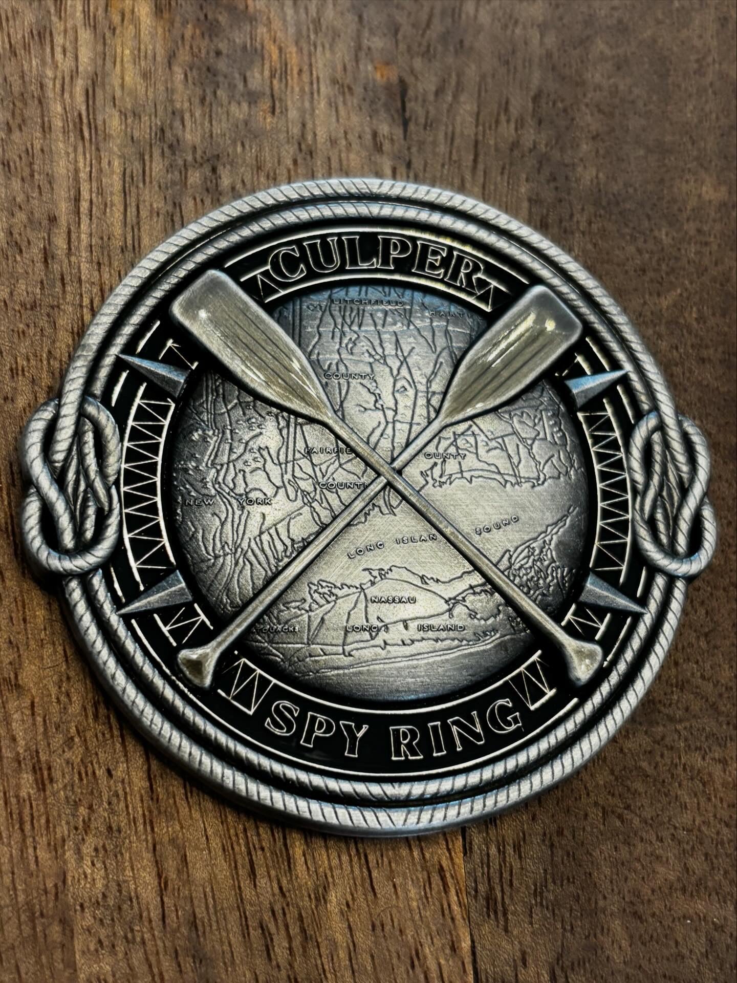 Caleb Brewster Large Challenge Coin/Medallion