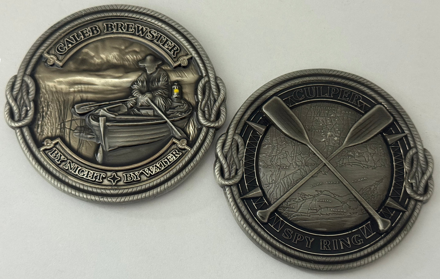 Caleb Brewster Large Challenge Coin/Medallion